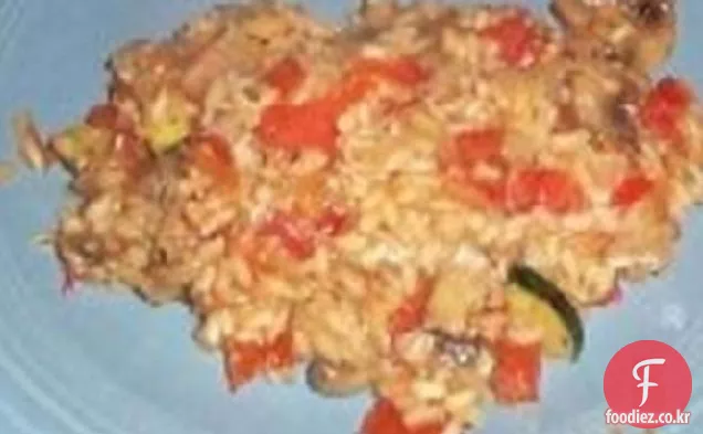 페스토와 야채 리조또