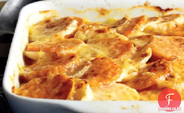 순무와 고구마 그라탕