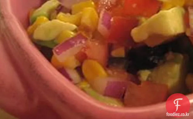 토마토,옥수수,아보카도 살사