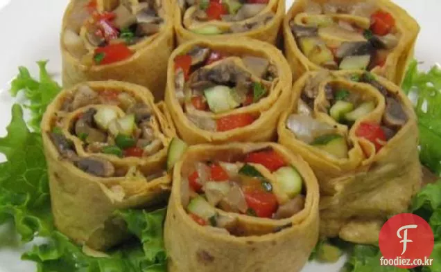 구운 야채 롤업