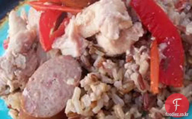 슬로우 쿠커 로즈마리와 고추 치킨