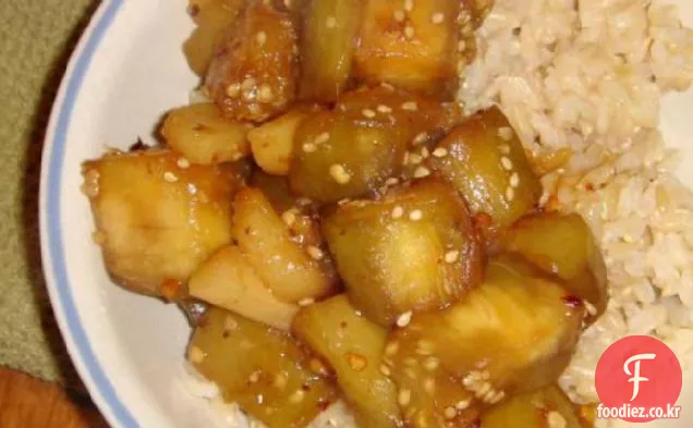 사천 스타일 가지(가지)