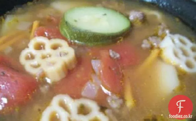 수확 칠면조 수프