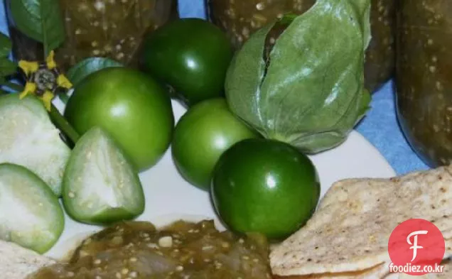 살사 베르데-통조림 제조법