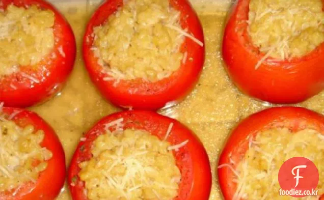 오르 조와 박제 구운 토마토