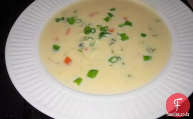 야채 치즈 수프