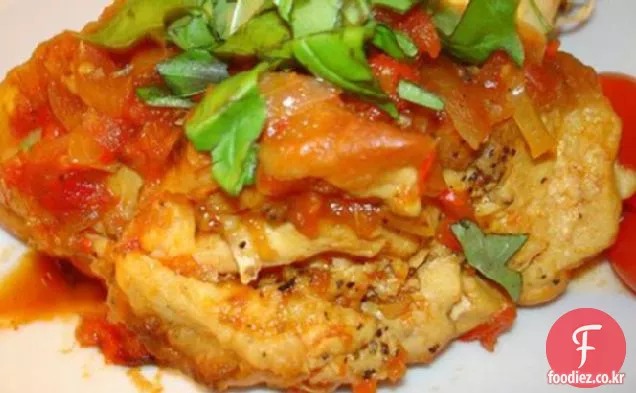 치킨 카치아토레 아라 지아다