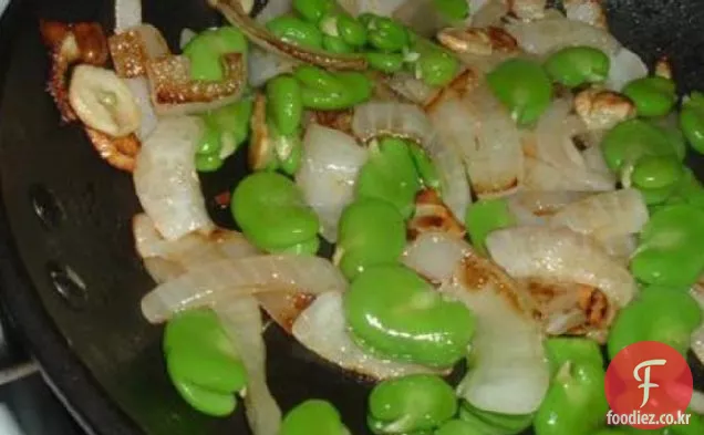 캐러멜 양파&잠두(넓은 콩)