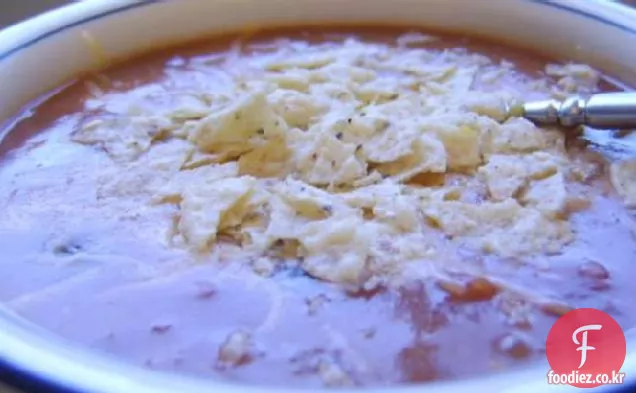 칠리의 남서부 야채 수프