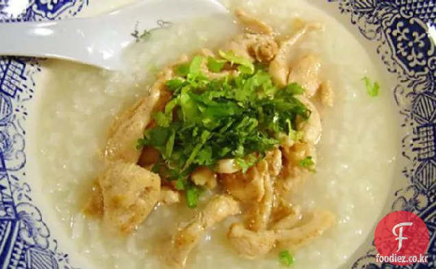 태국 닭고기와 쌀 수프-카오 톰 가이