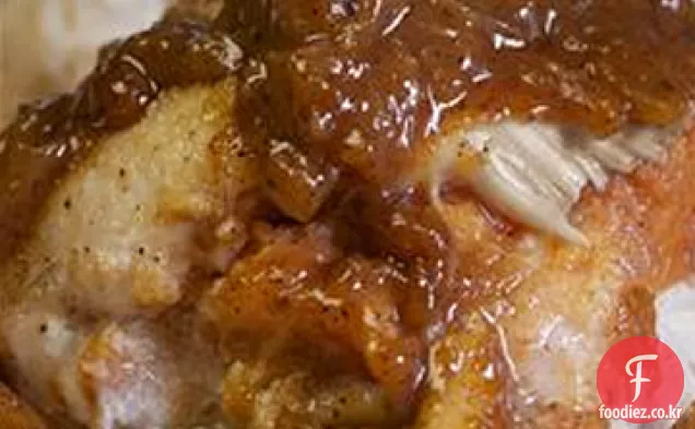 파파야-박제 닭고기와 바 스마티 쌀