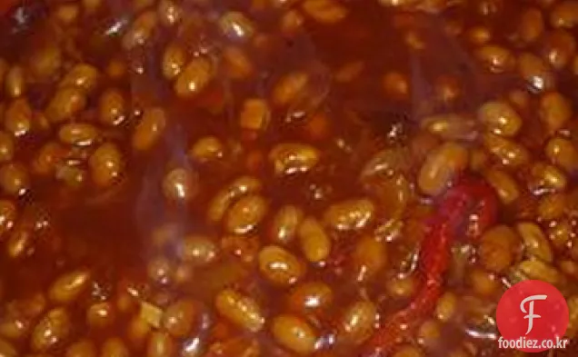 엄마의 구운 콩 나는