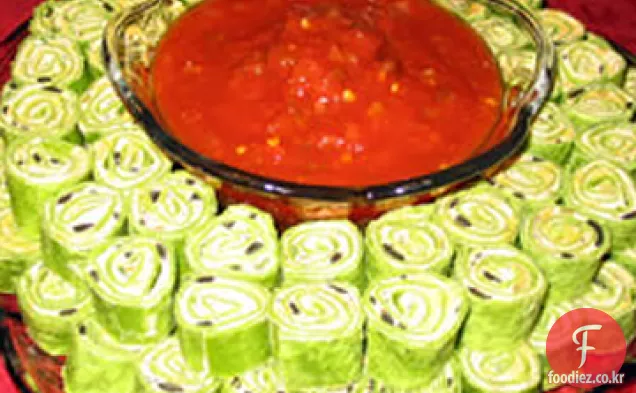 멕시코 크림 치즈 롤업