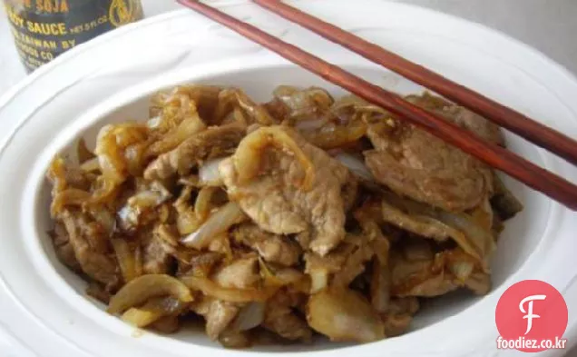생강 돼지 고기(쇼가야키)