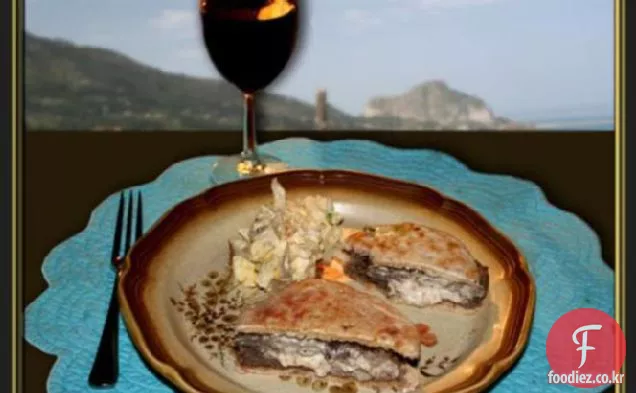 블루 치즈 보물 햄버거