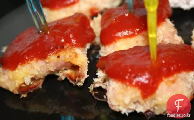 바베큐 칠면조와 햄 소포