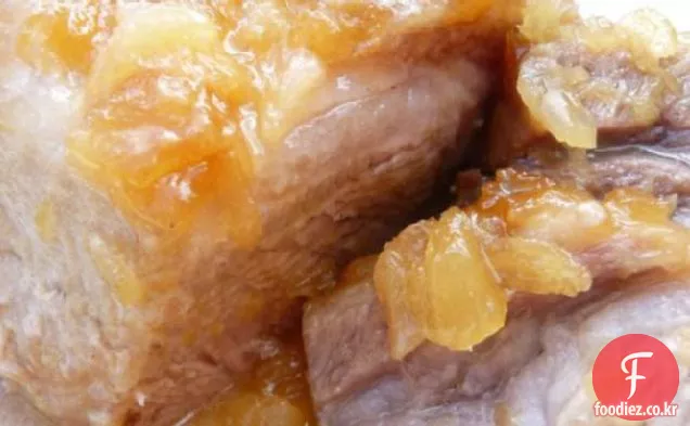 파인애플 돼지 고기 구이(대류-전자 레인지)