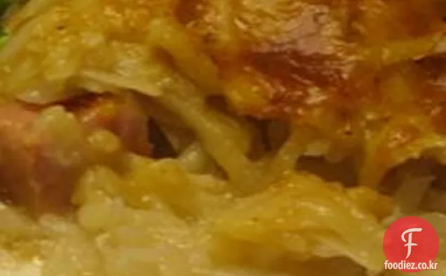 햄과 치즈 감자