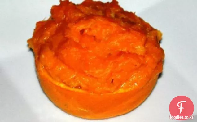 오렌지 껍질에 참 마