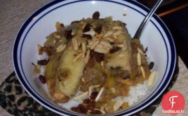 과일 치킨 캐서롤