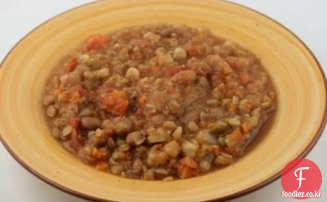 책을 요리하십시오:모로코 렌즈 콩 수프