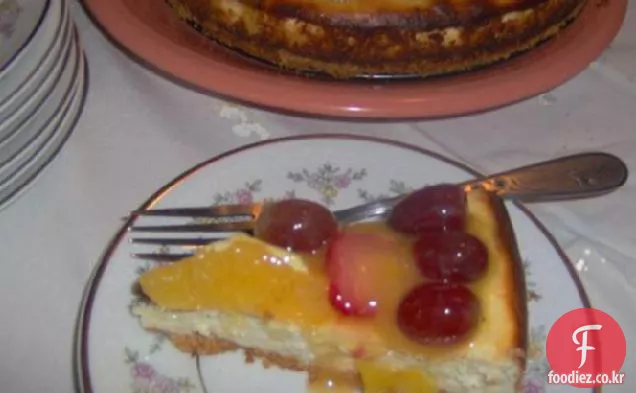 과일 보석 치즈 케이크