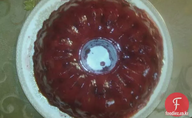 크랜베리 에그 노그 치즈 케이크