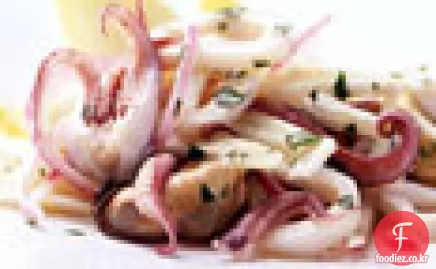 오징어와 홍합 샐러드