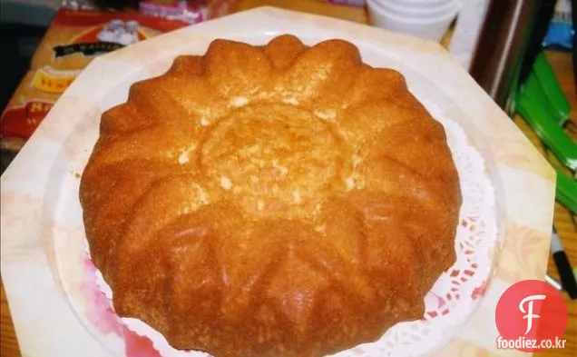 리치 퍼지 리본 도넛 케이크