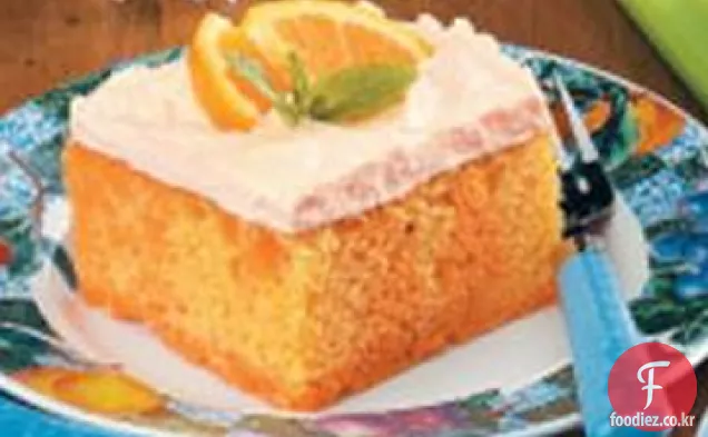 오렌지 크림 케이크