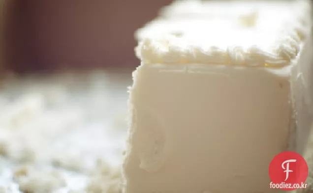 계란없는 흰색 케이크