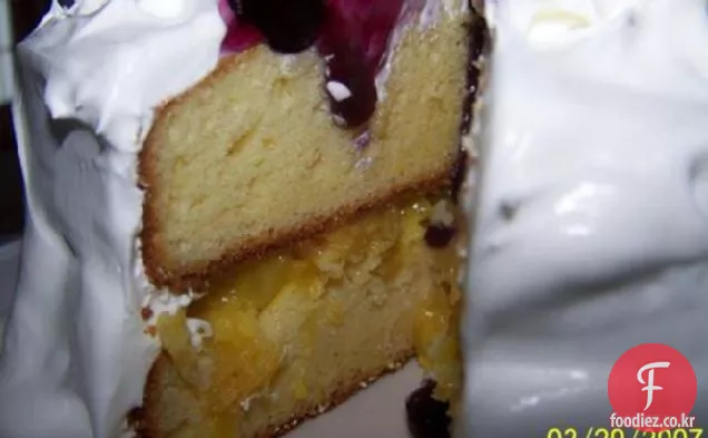 사워 크림 옐로우 케이크