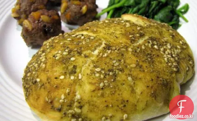 자 타르 빵 롤(마나이 쉬 비 자 타르)