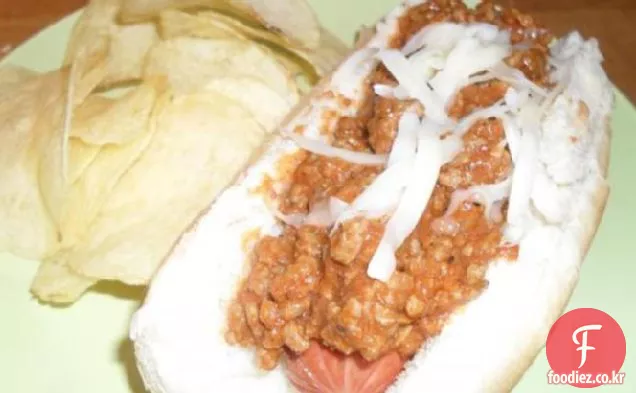 핫도그 칠리 소스