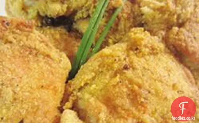 옥수수 가루 코팅 치킨