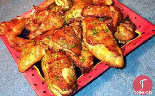 숯불 구이 치킨