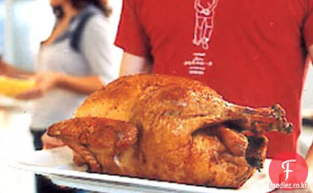칠면조 구이 버섯 소스