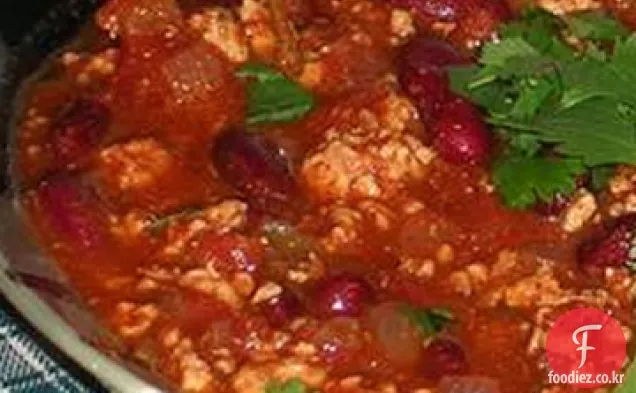 사라의 매운 칠면조 칠리