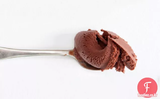 가장 밀키 한 초콜릿 아이스크림 레시피
