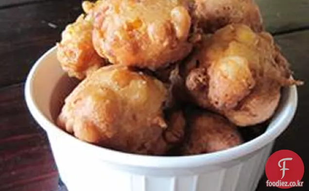 햄과 옥수수 콩