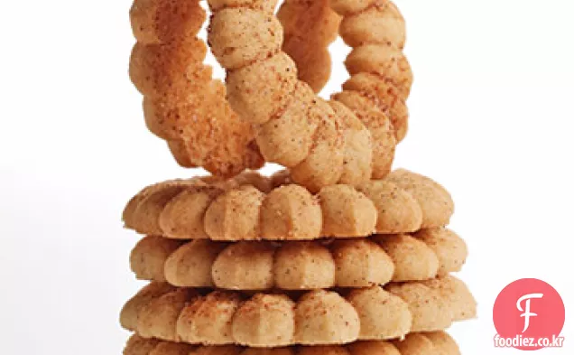 바닐라 콩 분출 화환