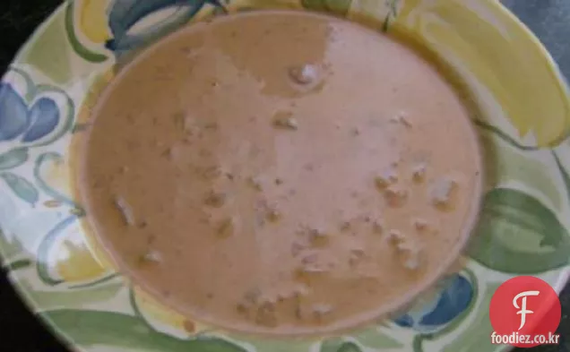 감자와 치즈 토마토 수프