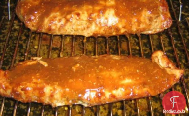 중국 바베큐 돼지 고기
