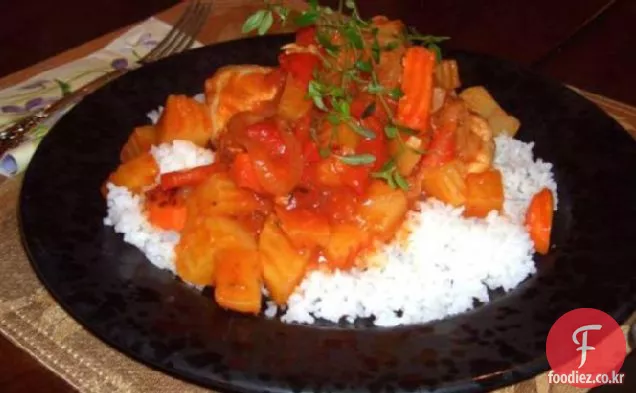 치킨 기 베치(루마니아어 찐 닭)