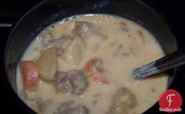 치즈 버거 수프