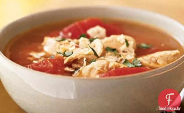 치포 틀레 치킨 옥수수 수프