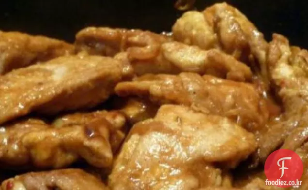 라임과 카레 치킨 허벅지
