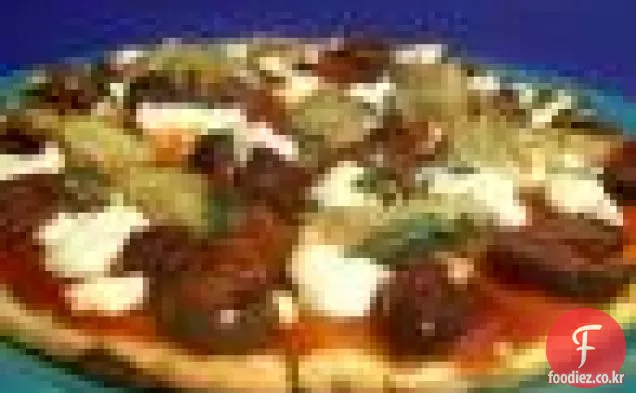 염소 치즈 후 머스