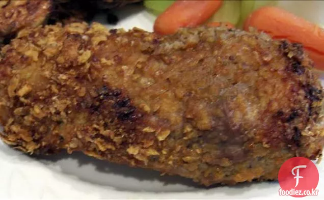 저지방 쇠고기와 콩 옥수수 빵