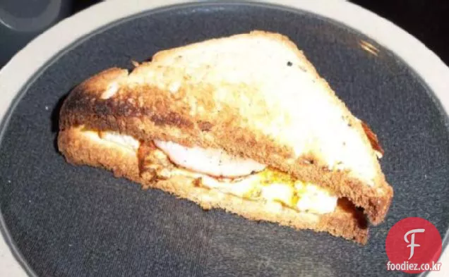 저지방 아침 샌드위치